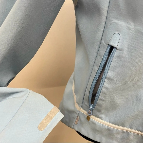 Columbia Titanium Softshell Omni Shield Light Blue Shell Jacket - Picture 6 of 13